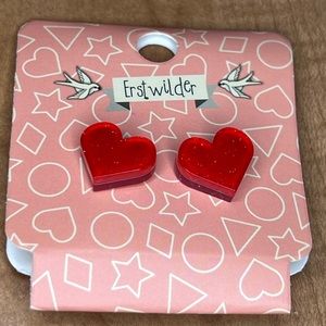 Erstwilder Care Bears Collection Heart Stud Earrings